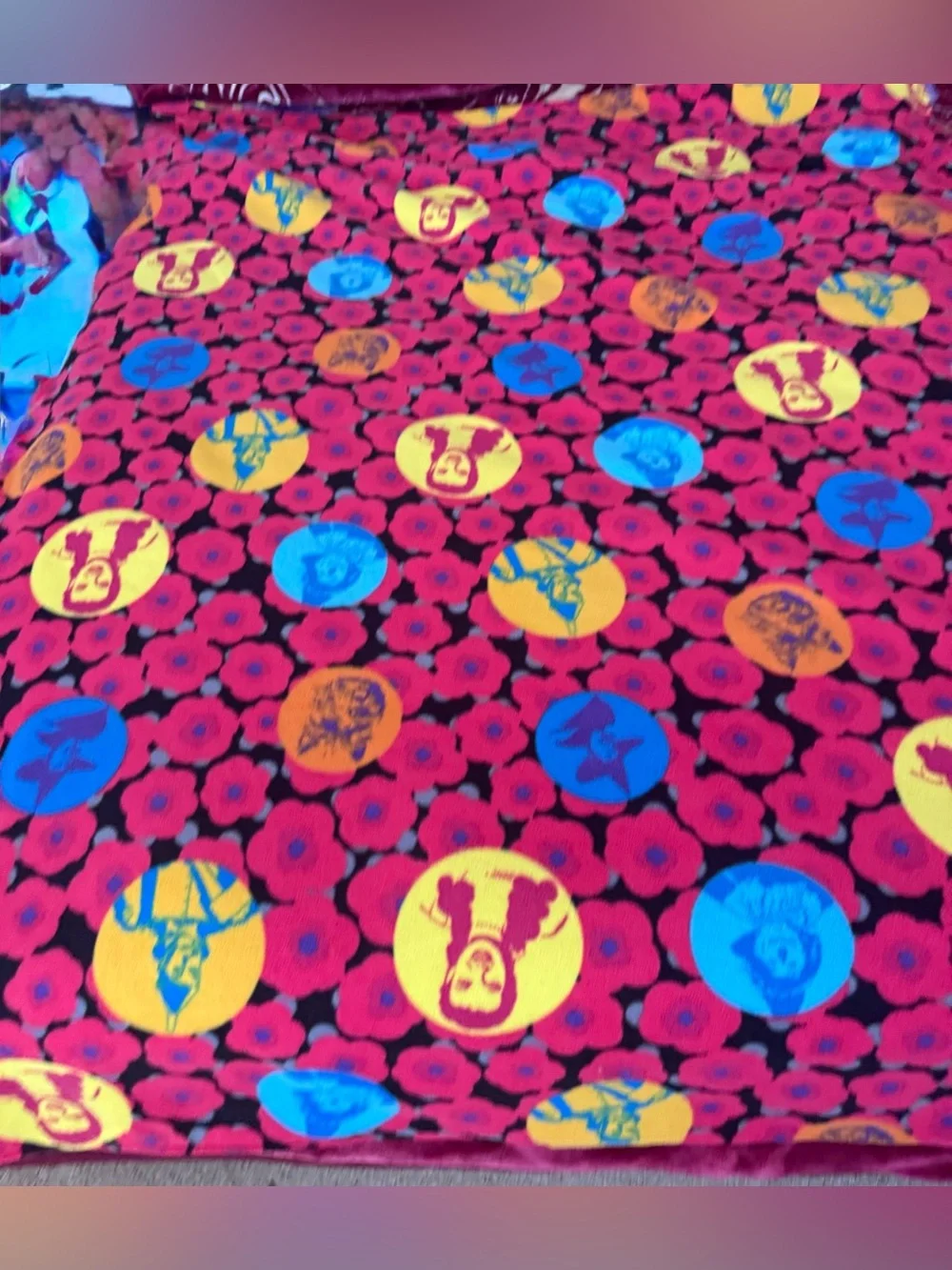 Wizard of Oz Handmade Fleece Throw Blanket Dorothy Poppies